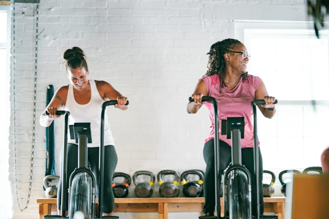 happy gym members
